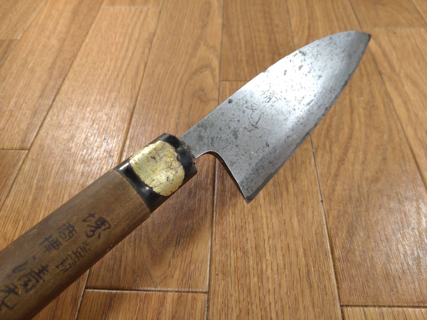 Japanese Chef's Kitchen Knife DEBA Vintage hocho OLD Cleavers from Japan 152/288mm EM915