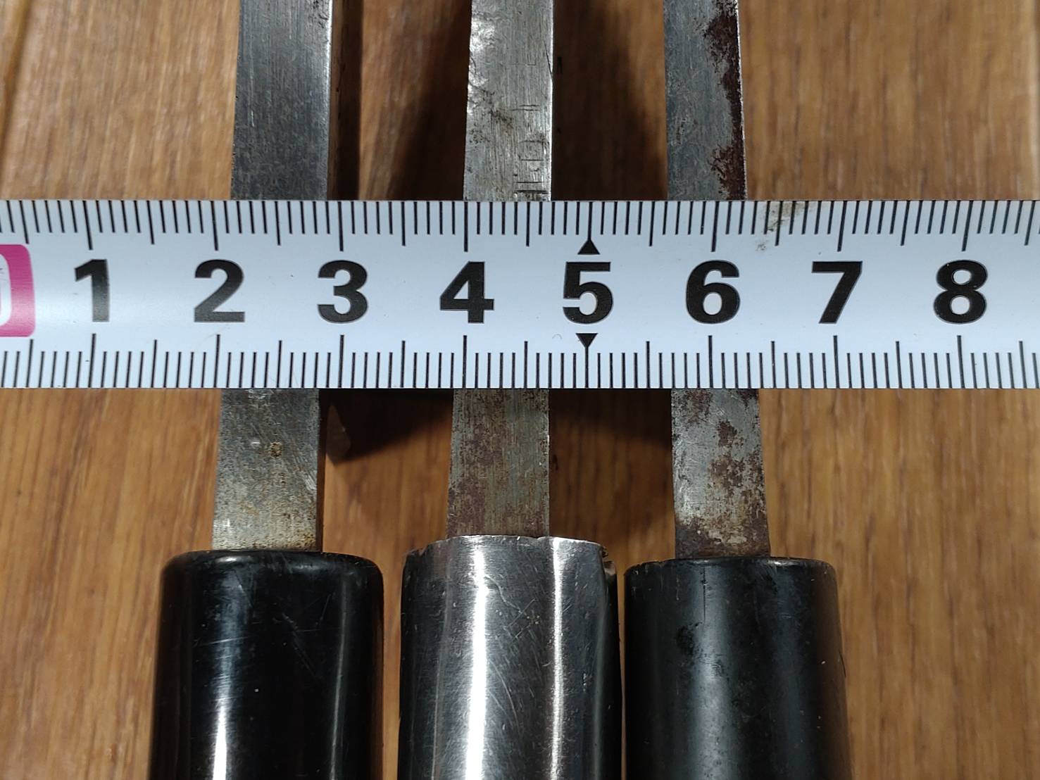Japanese Chef's Kitchen Knife Set 3 Piece DEBA  Vintage from Japan HOCHO PA767