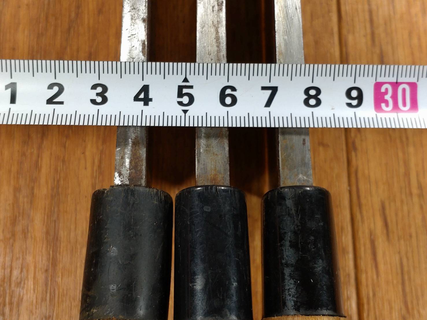 Japanese Chef's Kitchen Knife Set 3 Piece DEBA Vintage from Japan HOCHO FF338