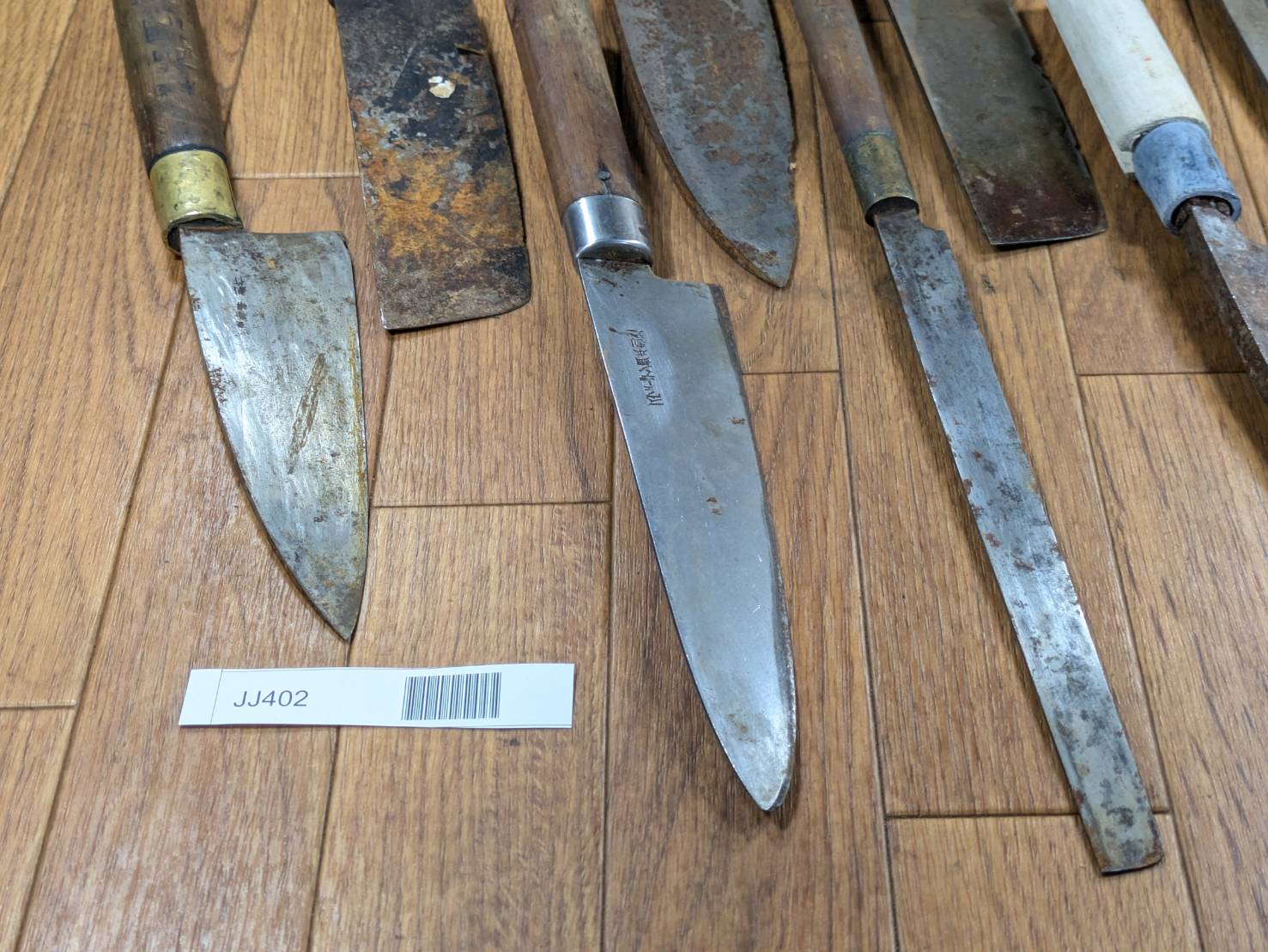 BROKEN DAMAGED Japanese Chef's Kitchen Knife Vintage from Japan HOCHO JJ402