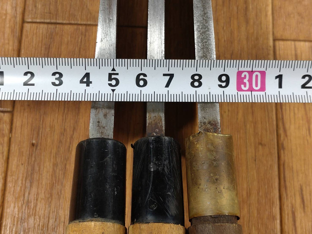Japanese Chef's Kitchen Knife Set 3 Piece DEBA Vintage from Japan HOCHO BB246