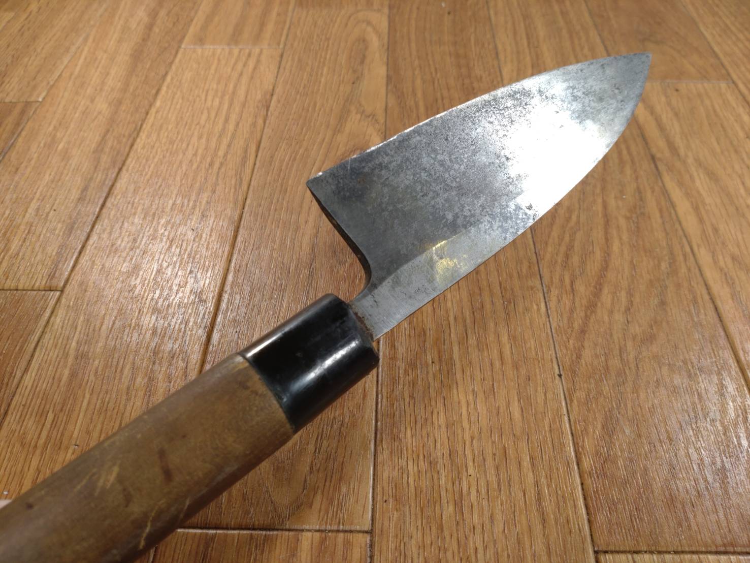 Japanese Chef's Kitchen Knife DEBA Vintage hocho OLD Cleavers from Japan 152/288mm EM915