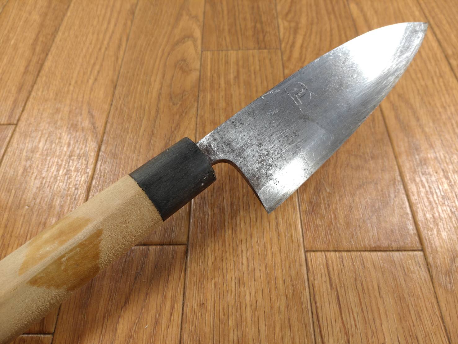 Japanese Chef's Kitchen Knife DEBA Vintage hocho OLD Cleavers from Japan 144/277mm FF022