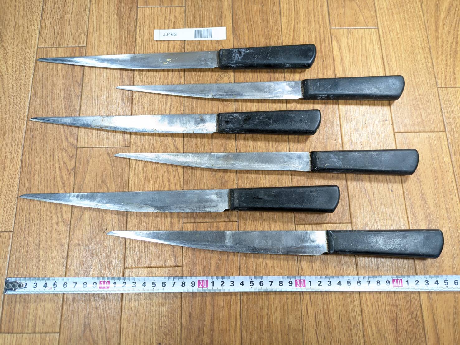 Damaged Lot of Japanese Chef's Kitchen Knives hocho set from Japan JJ463