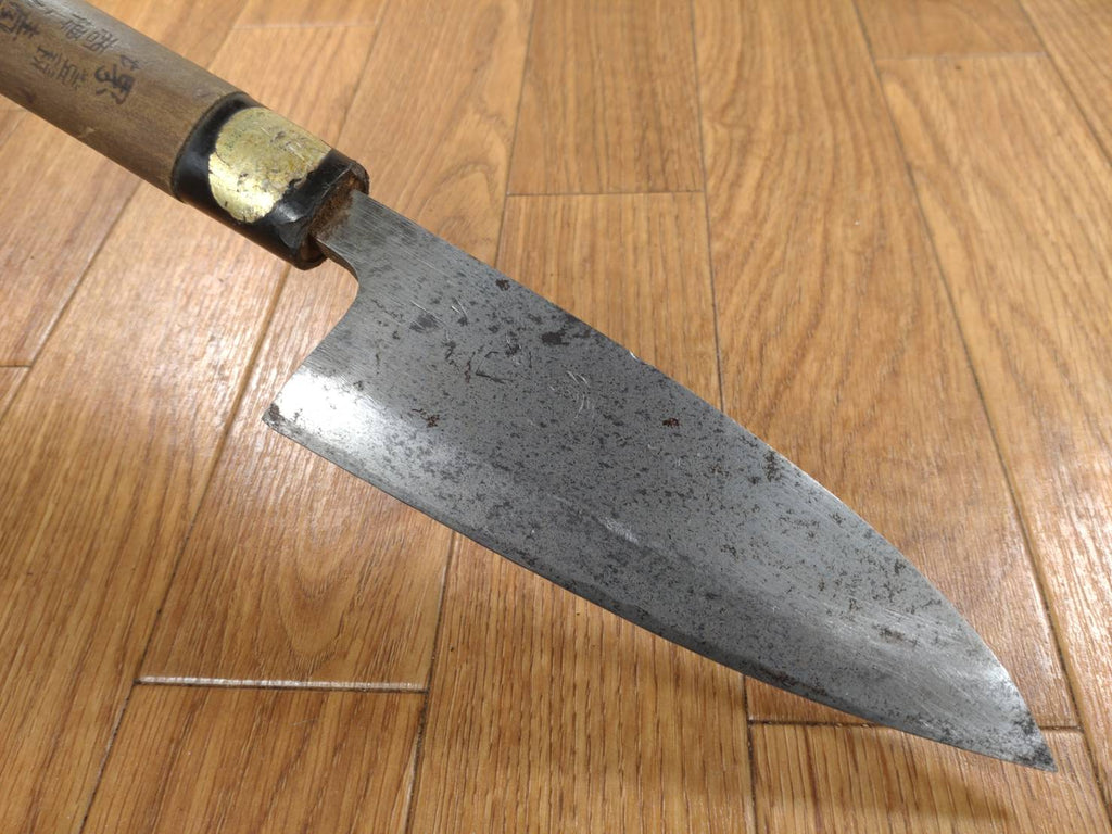Japanese Chef's Kitchen Knife DEBA Vintage hocho OLD Cleavers from Japan 152/288mm EM915