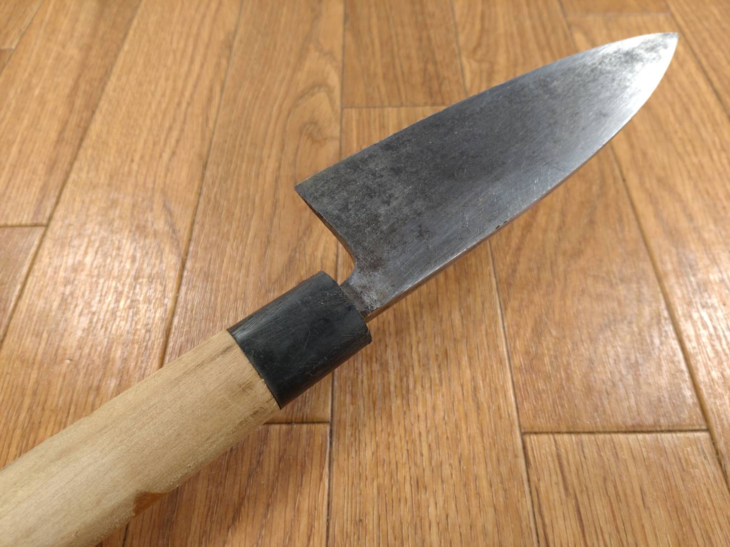 Japanese Chef's Kitchen Knife DEBA Vintage hocho OLD Cleavers from Japan 144/277mm FF022