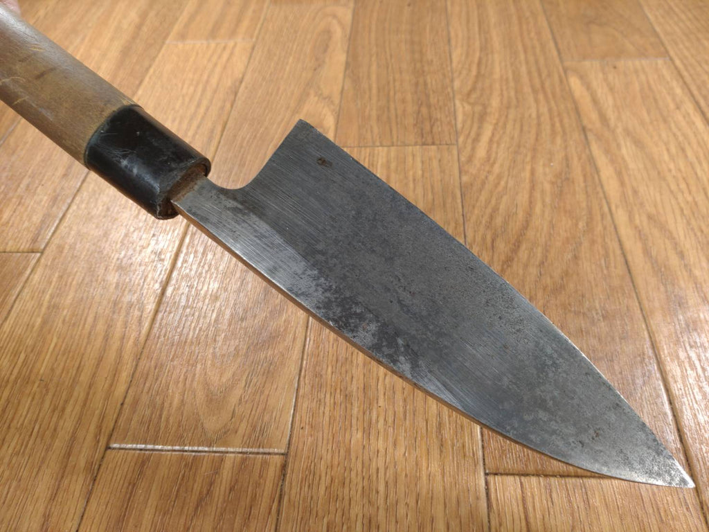 Japanese Chef's Kitchen Knife DEBA Vintage hocho OLD Cleavers from Japan 152/288mm EM915