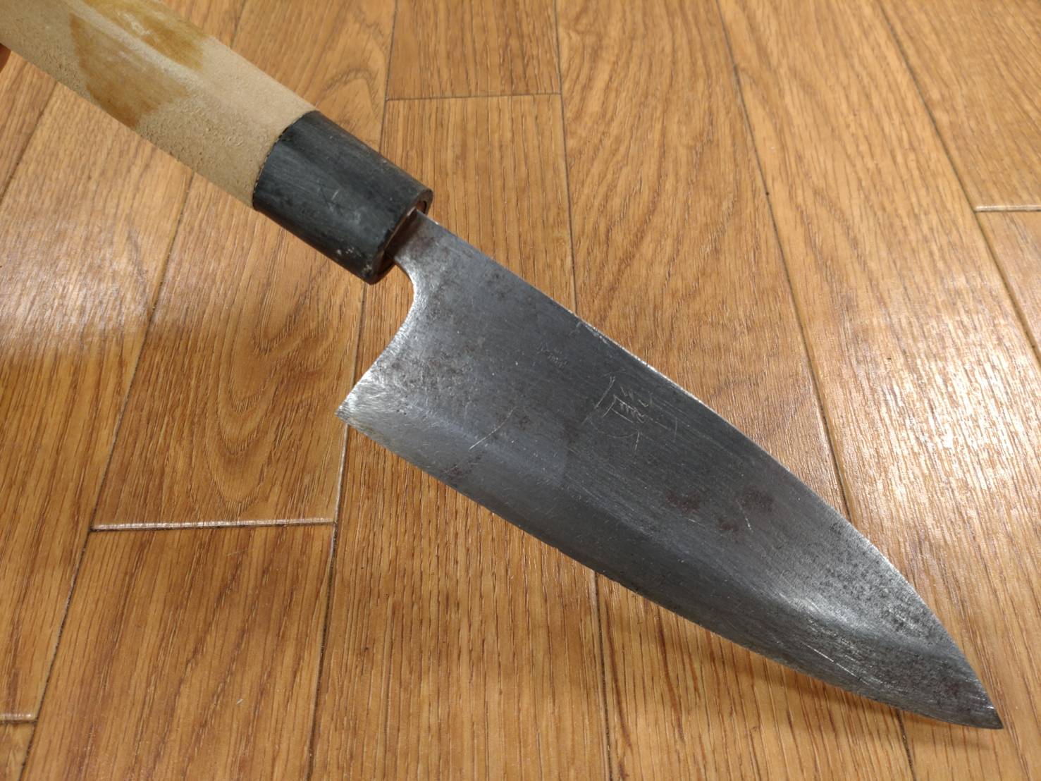Japanese Chef's Kitchen Knife DEBA Vintage hocho OLD Cleavers from Japan 144/277mm FF022