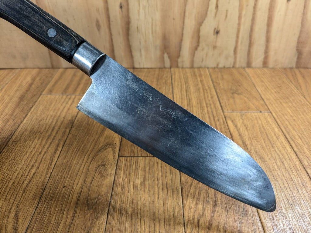 Japanese Chef's Kitchen Knife Santoku Vintage hocho Bunka Knife OLD from Japan 160/295mm JJ280