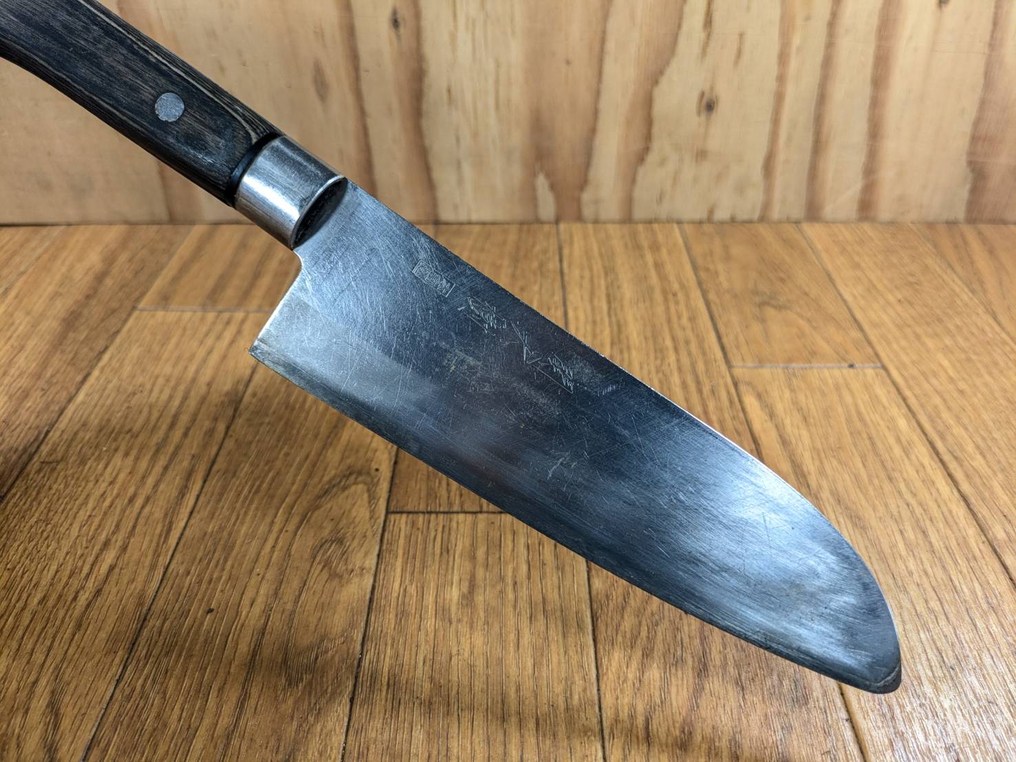 Japanese Chef's Kitchen Knife Santoku Vintage hocho Bunka Knife OLD from Japan 160/295mm JJ280