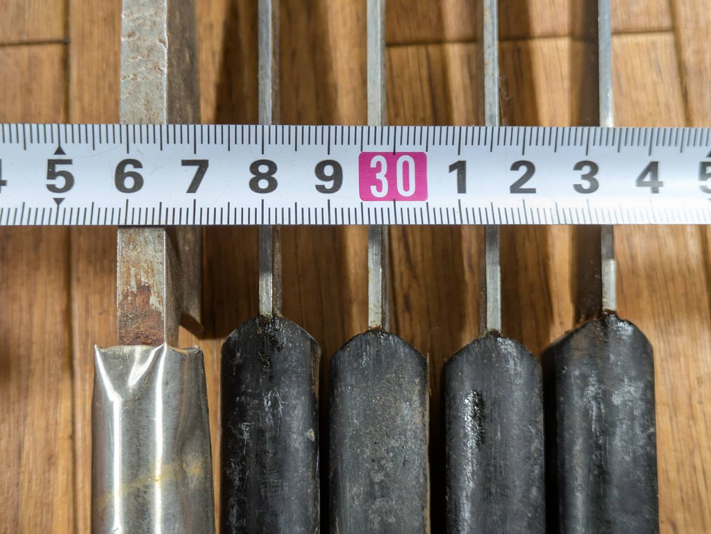 Damaged Lot of Japanese Chef's Kitchen Knives hocho set from Japan JJ463