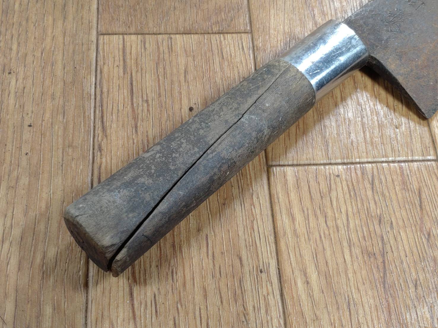 BROKEN DAMAGED Japanese Chef's Kitchen Knife Vintage from Japan HOCHO FF799