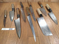 BROKEN DAMAGED Japanese Chef's Kitchen Knife Vintage from Japan HOCHO FF815