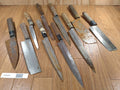 BROKEN DAMAGED Japanese Chef's Kitchen Knife Vintage from Japan HOCHO GG435