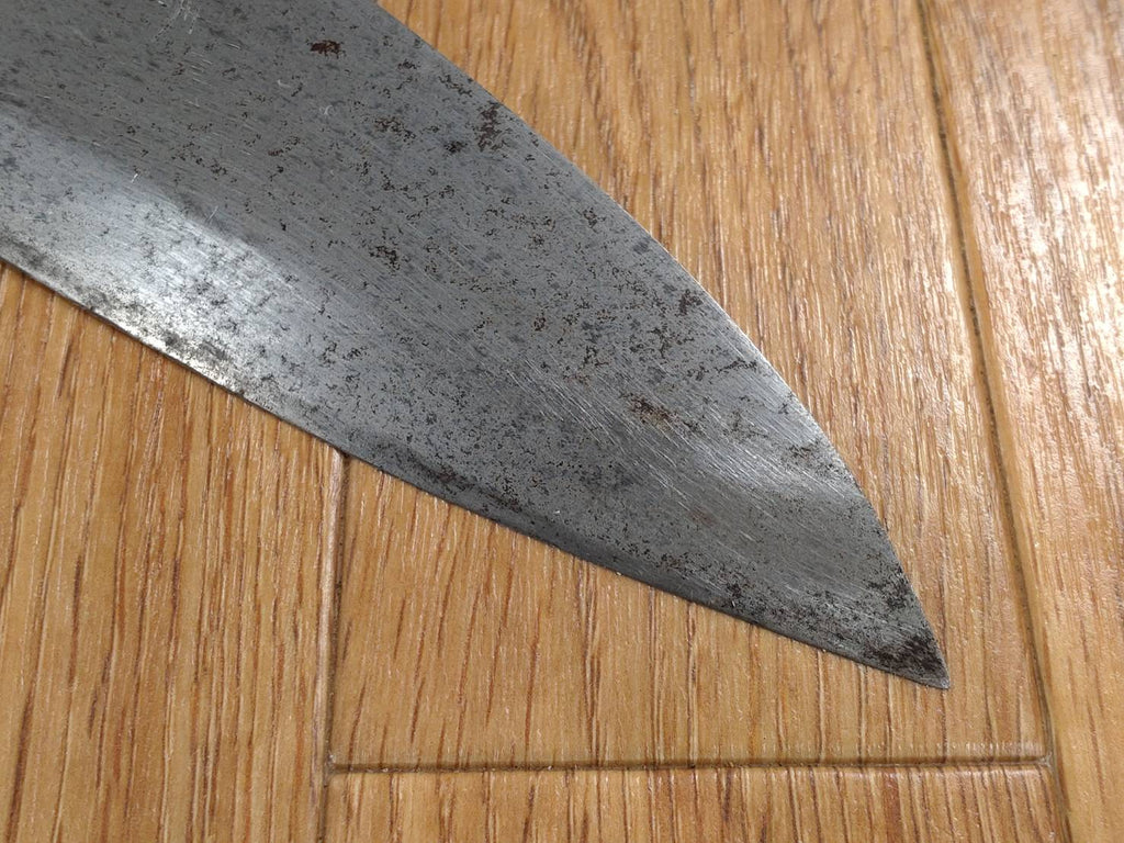 Japanese Chef's Kitchen Knife DEBA Vintage hocho OLD Cleavers from Japan 152/288mm EM915