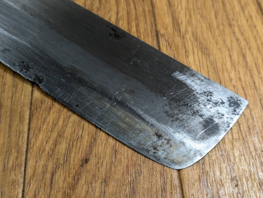 Japanese Chef's Kitchen Knife Nakiri Vintage hocho OLD from Japan 194/345mm JJ507