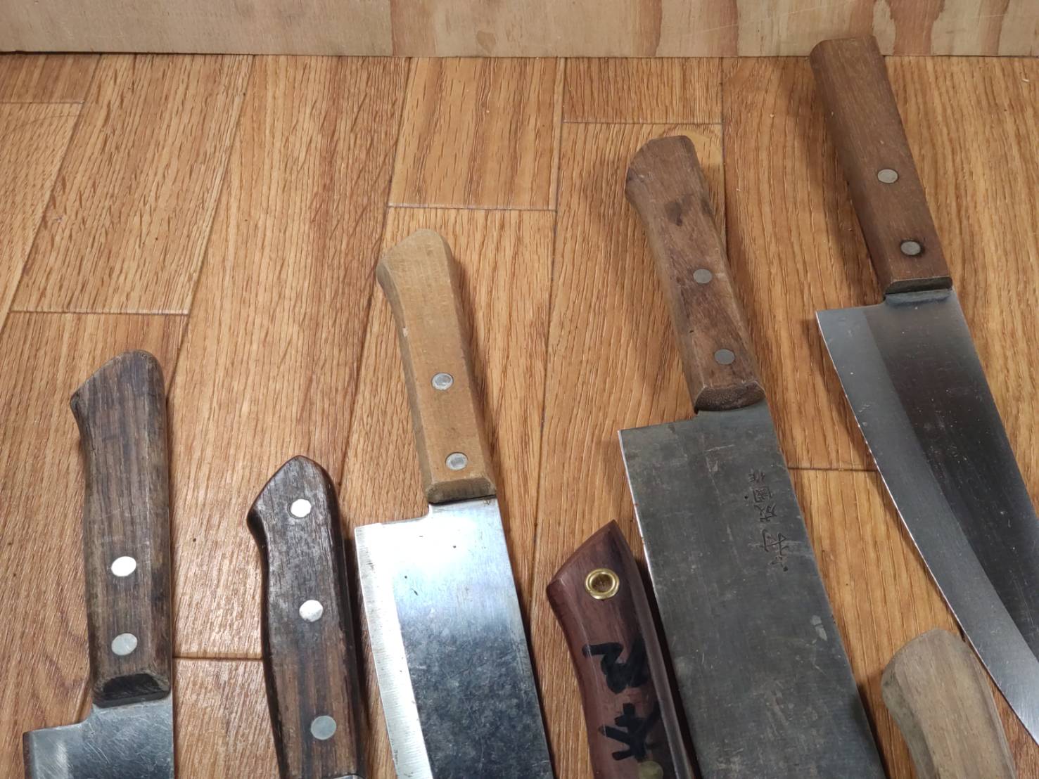Damaged Lot of Japanese Chef's Kitchen Knives hocho set from GG042