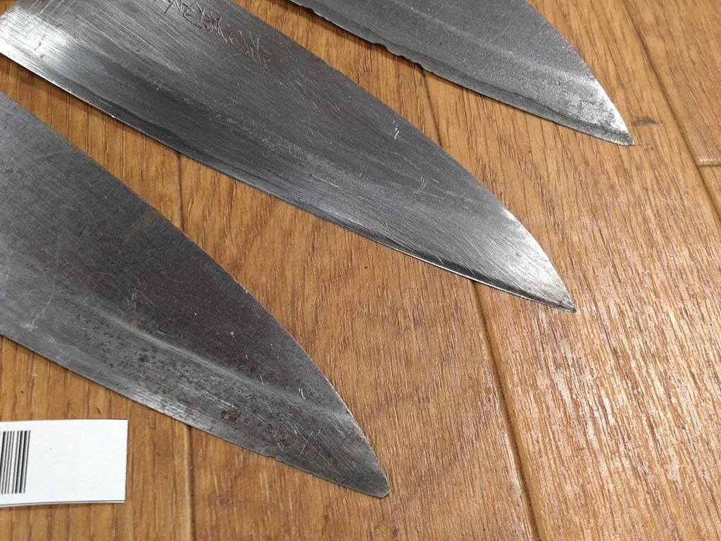 Japanese Chef's Kitchen Knife Set 3 Piece DEBA Vintage from Japan HOCHO BB246