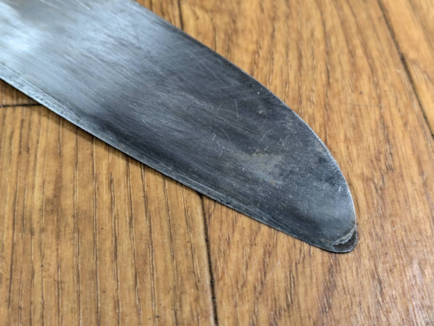 Japanese Chef's Kitchen Knife Santoku Vintage hocho Bunka Knife OLD from Japan 160/295mm JJ280
