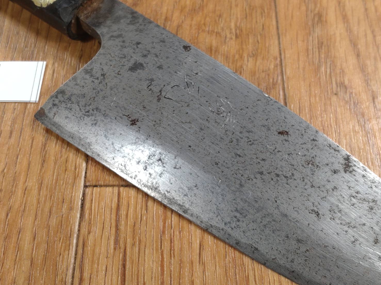 Japanese Chef's Kitchen Knife DEBA Vintage hocho OLD Cleavers from Japan 152/288mm EM915