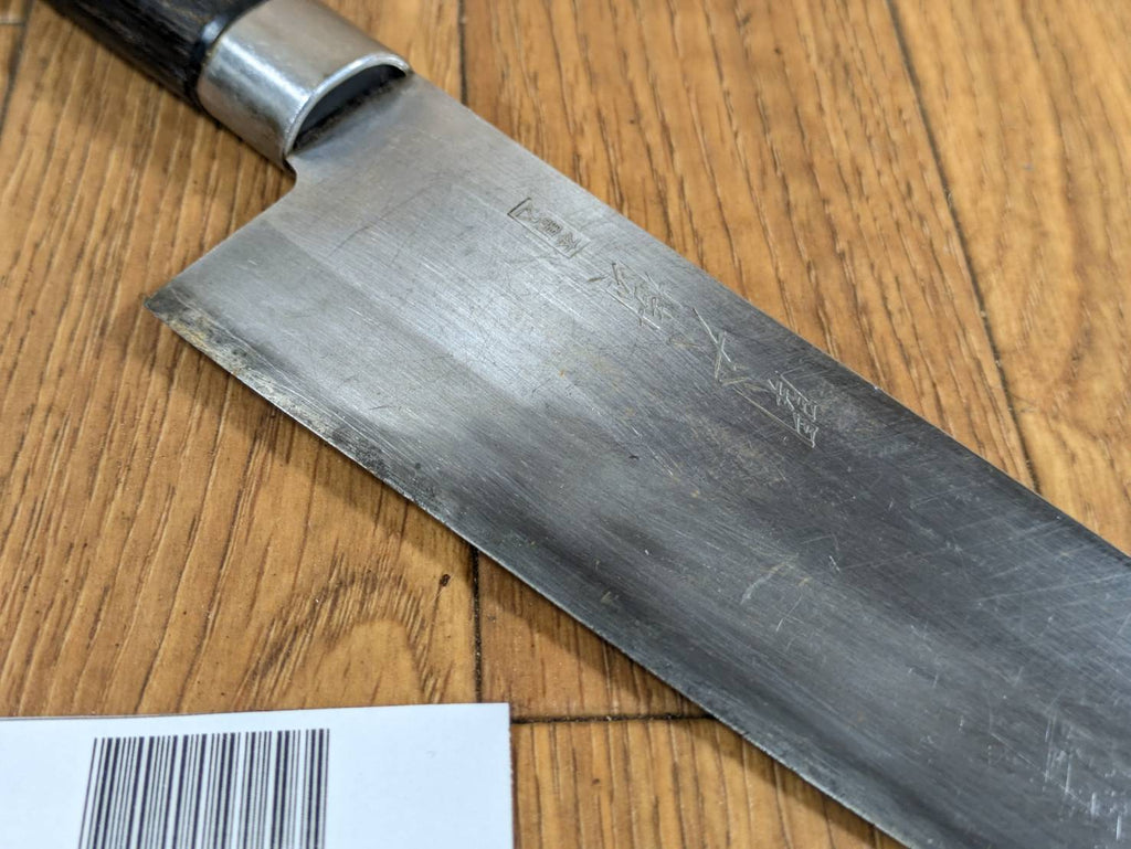 Japanese Chef's Kitchen Knife Santoku Vintage hocho Bunka Knife OLD from Japan 160/295mm JJ280