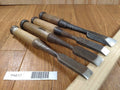 Japanese vintage chisel tataki Nomi Japan Signed Old Vintage 14.15.18.23mm PA617