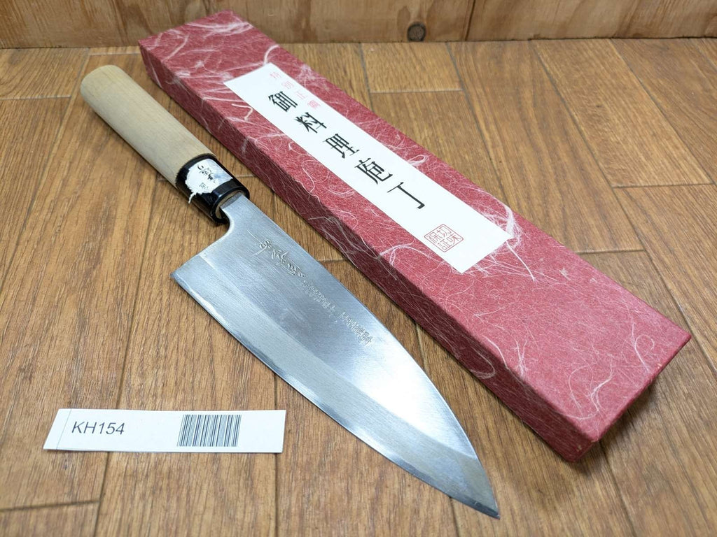 Japanese Chef's Kitchen Knife DEBA Vintage hocho OLD from Japan 165 /310mm KH154