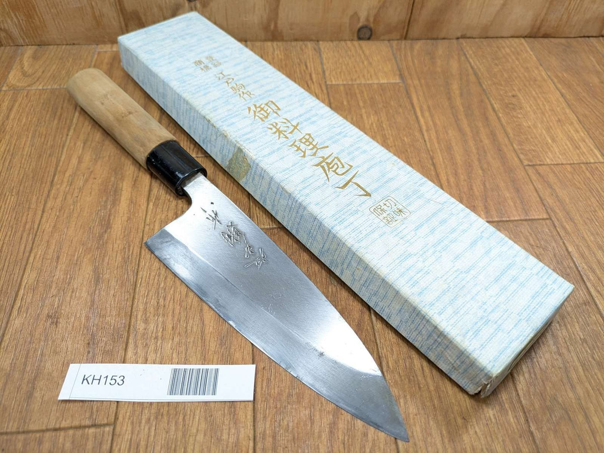 Japanese Chef's Kitchen Knife DEBA Vintage hocho OLD from Japan 167/308mm KH153