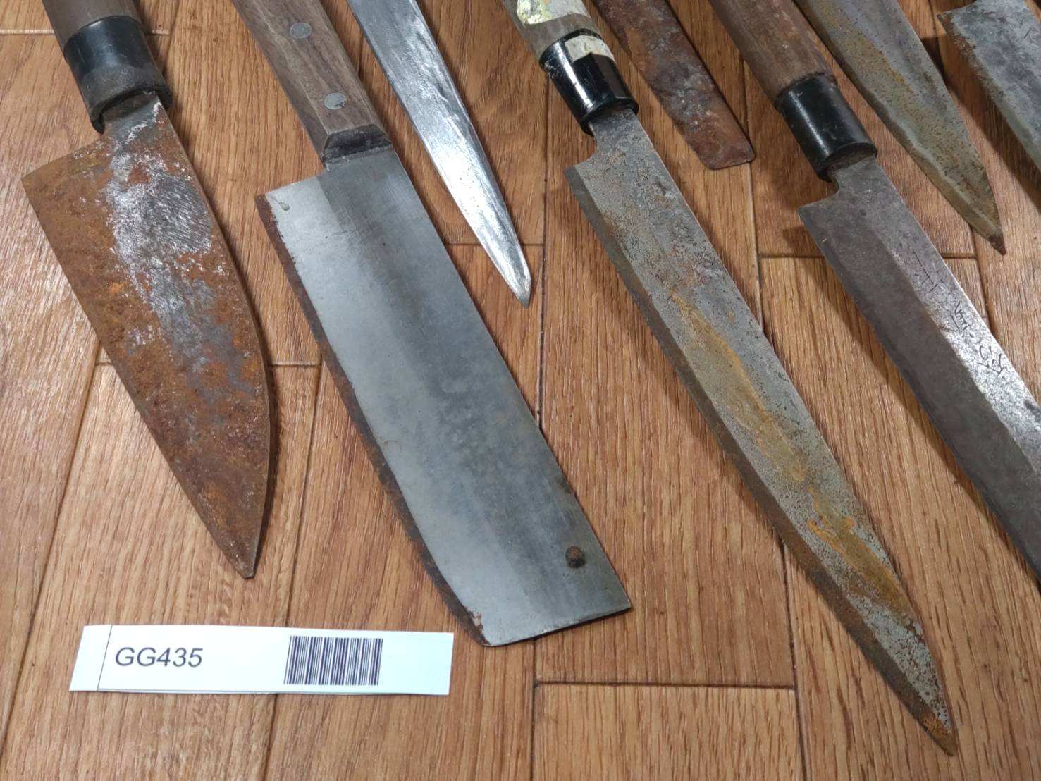 BROKEN DAMAGED Japanese Chef's Kitchen Knife Vintage from Japan HOCHO GG435