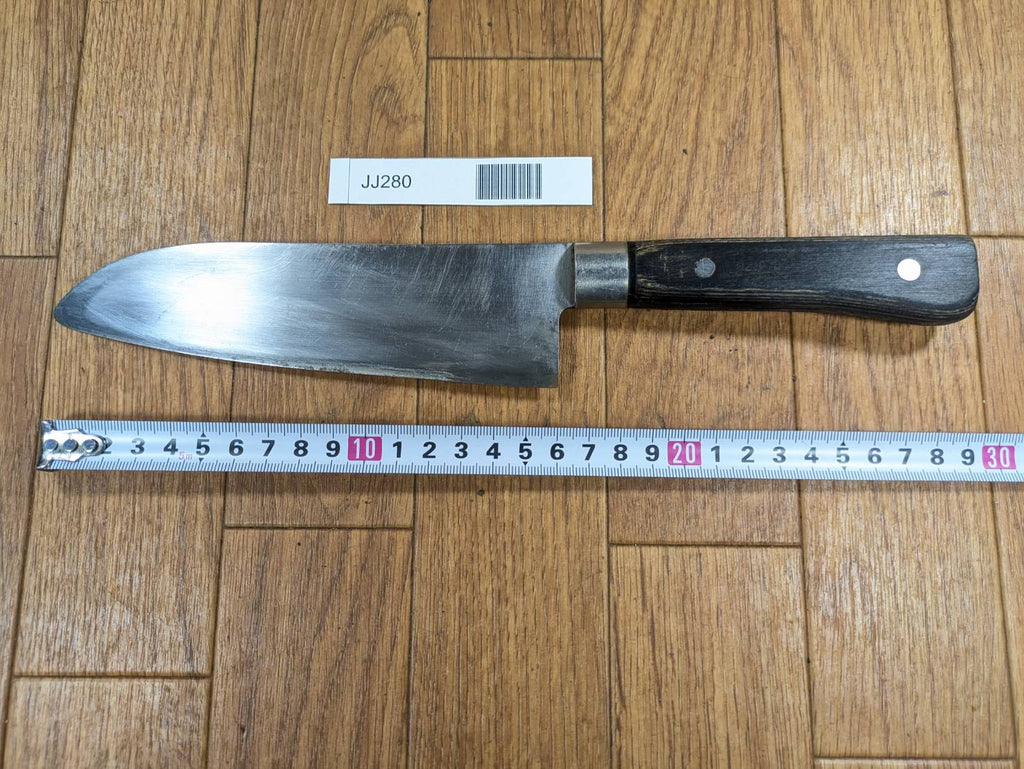 Japanese Chef's Kitchen Knife Santoku Vintage hocho Bunka Knife OLD from Japan 160/295mm JJ280