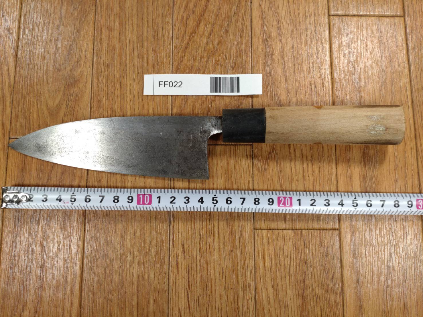 Japanese Chef's Kitchen Knife DEBA Vintage hocho OLD Cleavers from Japan 144/277mm FF022