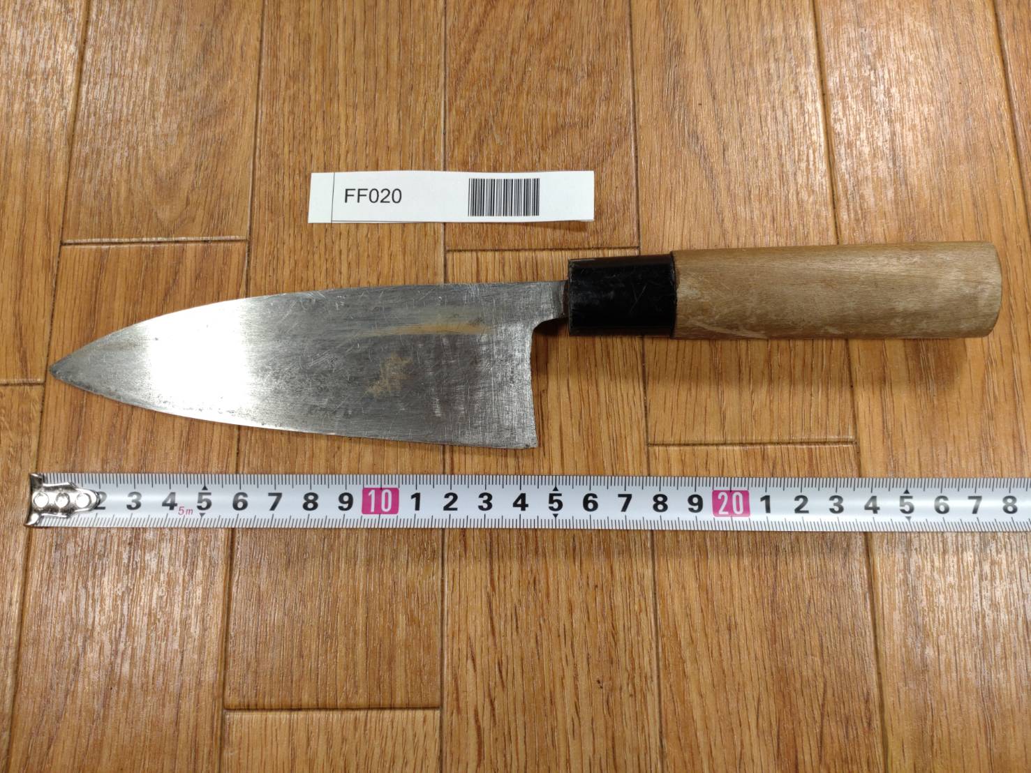 Japanese Chef's Kitchen Knife DEBA Vintage hocho OLD Cleavers from Japan 144/273mm FF020