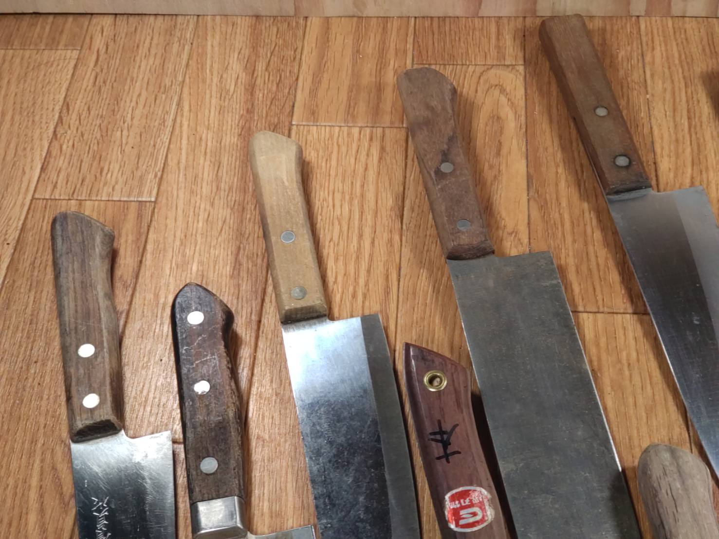 Damaged Lot of Japanese Chef's Kitchen Knives hocho set from GG042