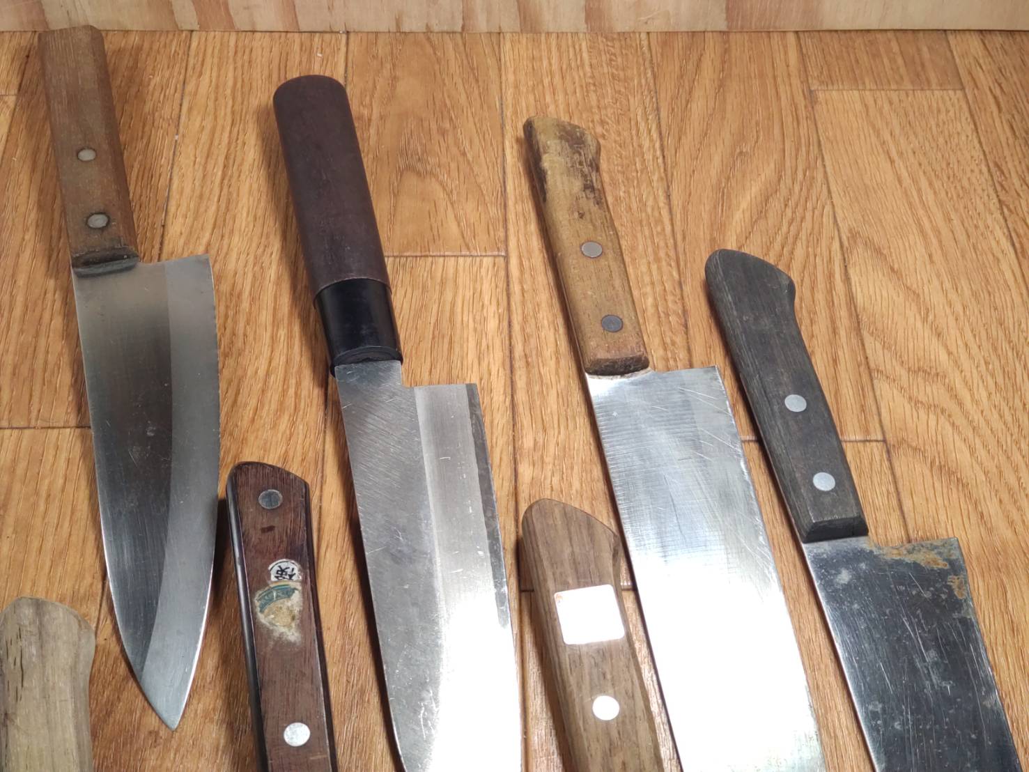 Damaged Lot of Japanese Chef's Kitchen Knives hocho set from GG042