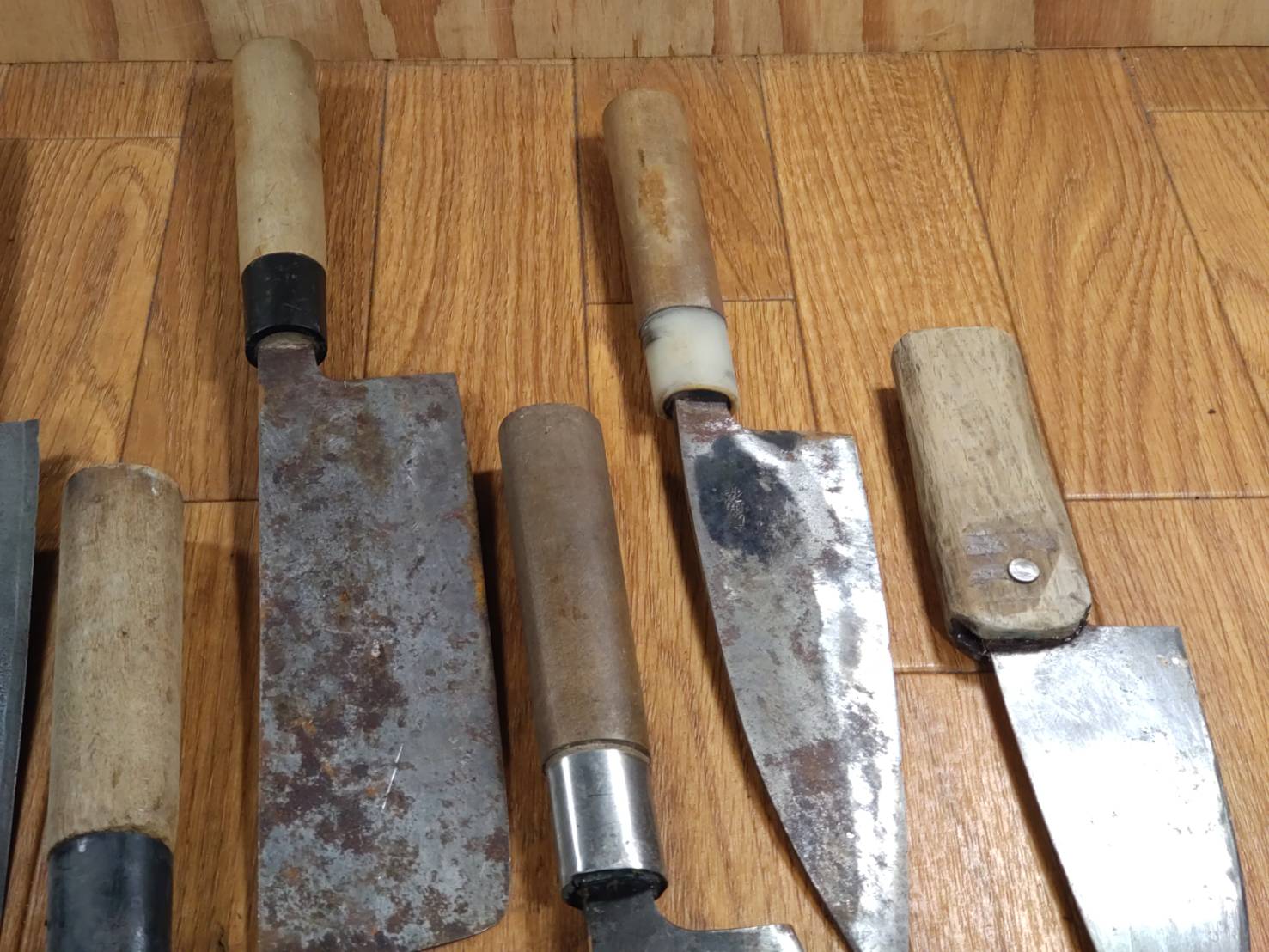 BROKEN DAMAGED Japanese Chef's Kitchen Knife Vintage from Japan HOCHO FF861
