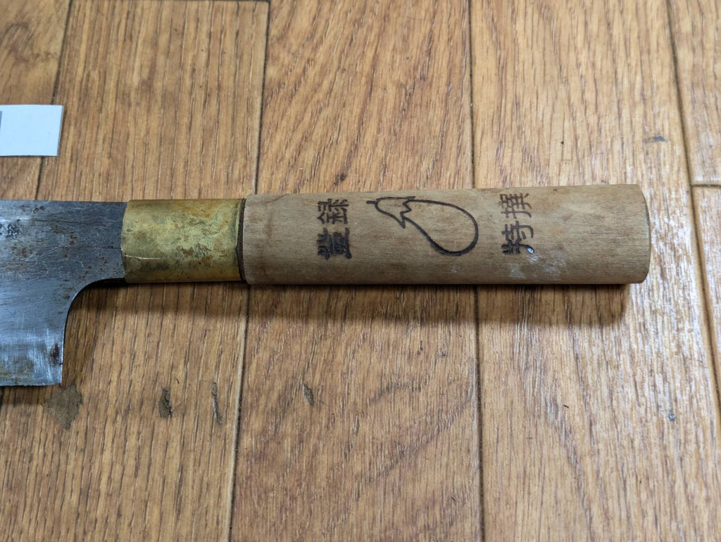 Japanese Chef's Kitchen Knife Nakiri Vintage hocho OLD from Japan 194/345mm JJ507