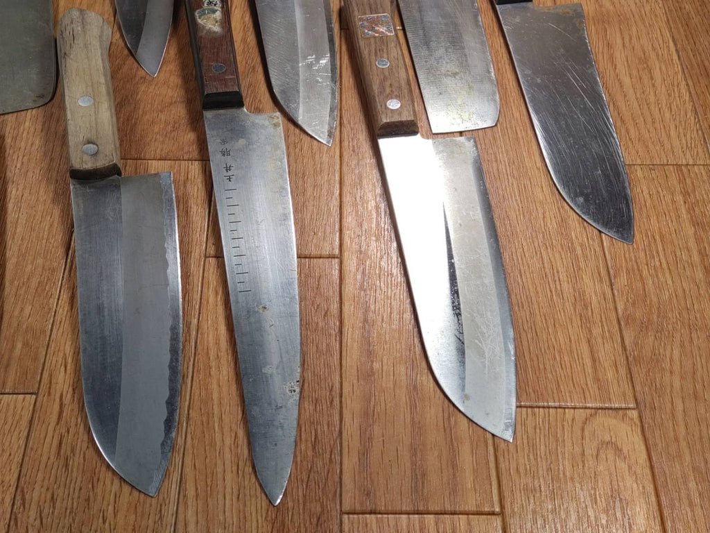 Damaged Lot of Japanese Chef's Kitchen Knives hocho set from GG042