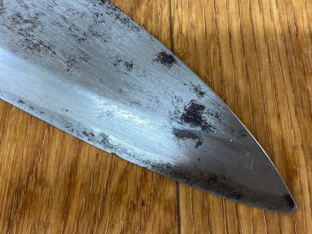 Japanese Chef's Kitchen Knife DEBA Vintage hocho OLD Cleavers from Japan 152/295mm HB620