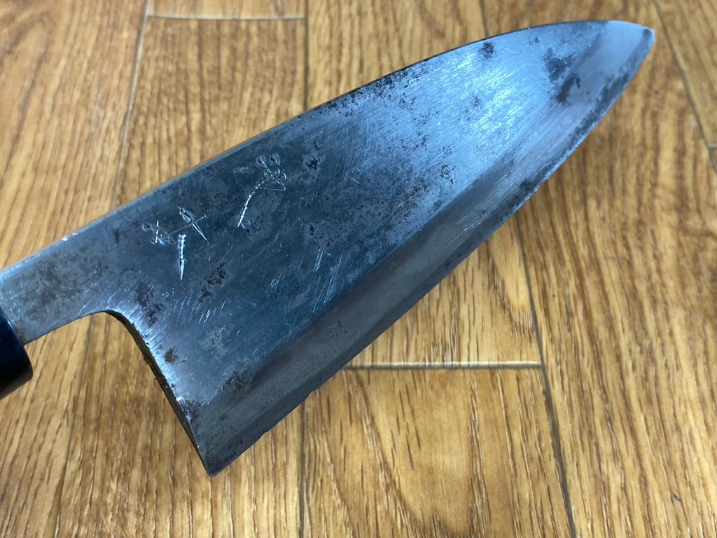 Japanese Chef's Kitchen Knife DEBA Vintage hocho OLD Cleavers from Japan 152/295mm HB620