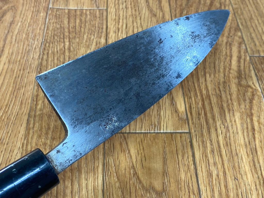 Japanese Chef's Kitchen Knife DEBA Vintage hocho OLD Cleavers from Japan 152/295mm HB620
