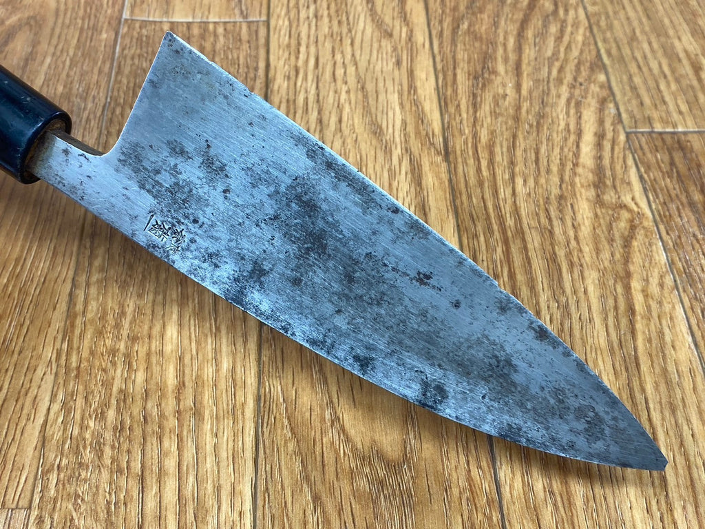 Japanese Chef's Kitchen Knife DEBA Vintage hocho OLD Cleavers from Japan 152/295mm HB620