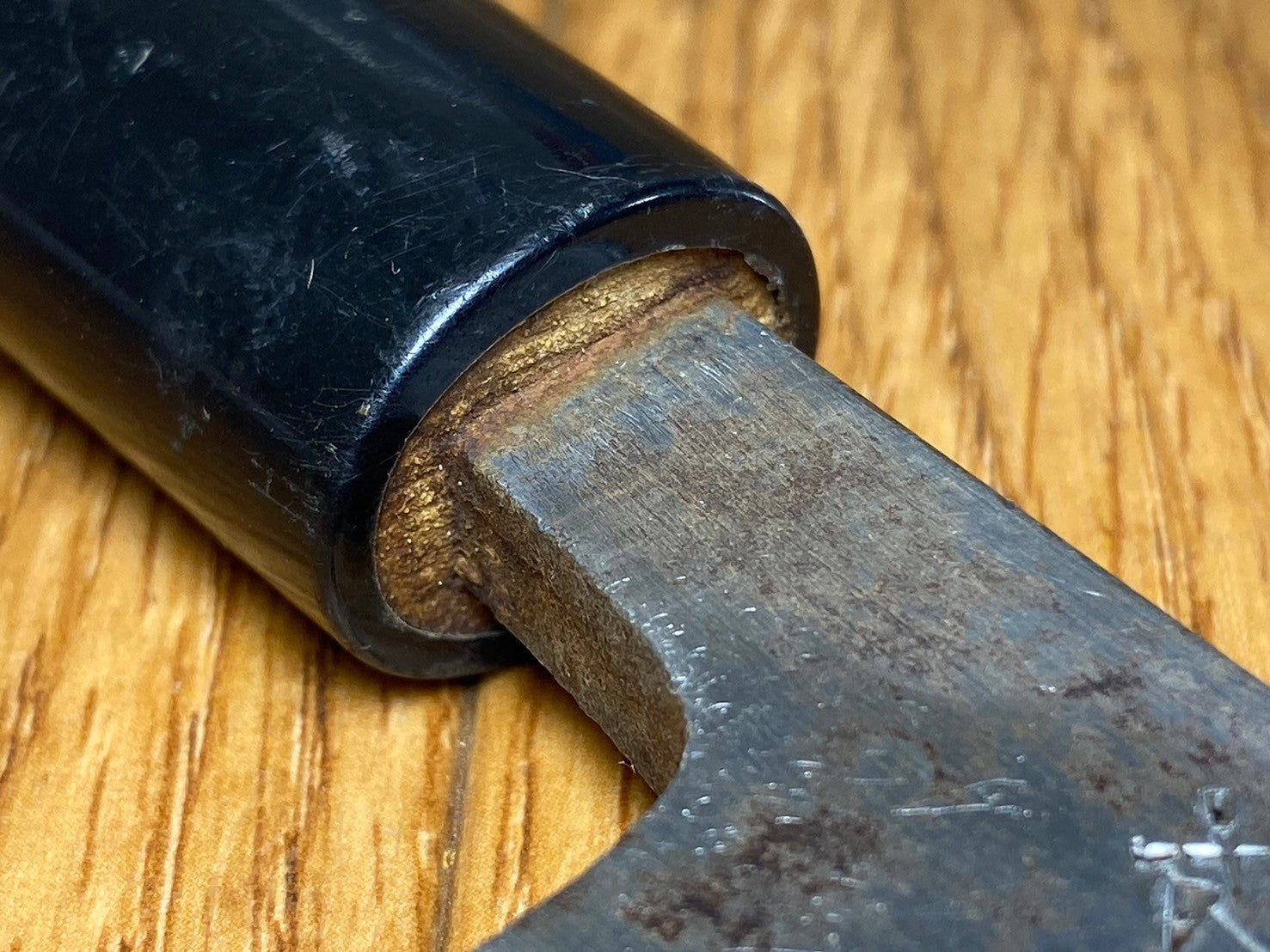 Japanese Chef's Kitchen Knife DEBA Vintage hocho OLD Cleavers from Japan 152/295mm HB620