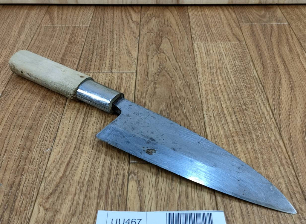Japanese Chef's Kitchen Knife DEBA Vintage hocho OLD Cleavers from Japan 152/285mm UU467