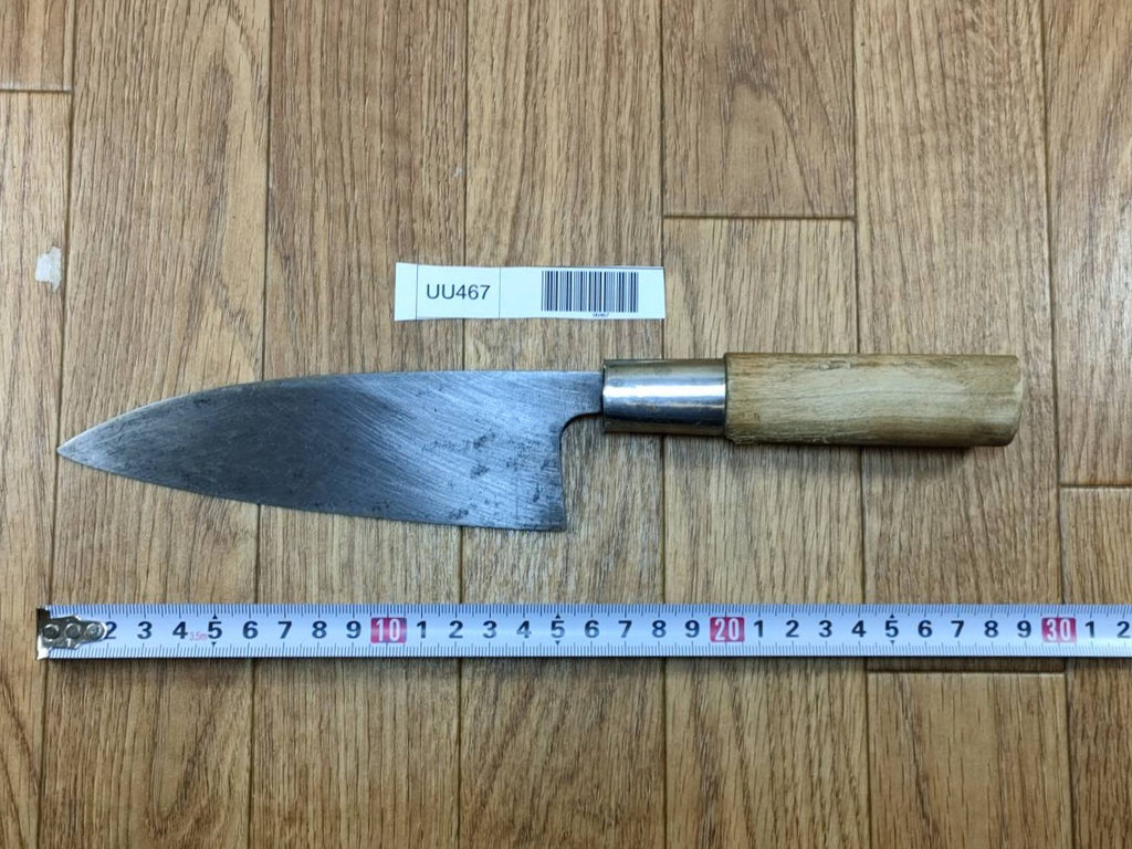 Japanese Chef's Kitchen Knife DEBA Vintage hocho OLD Cleavers from Japan 152/285mm UU467