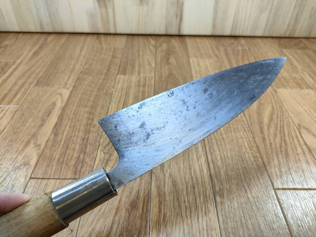 Japanese Chef's Kitchen Knife DEBA Vintage hocho OLD Cleavers from Japan 152/285mm UU467