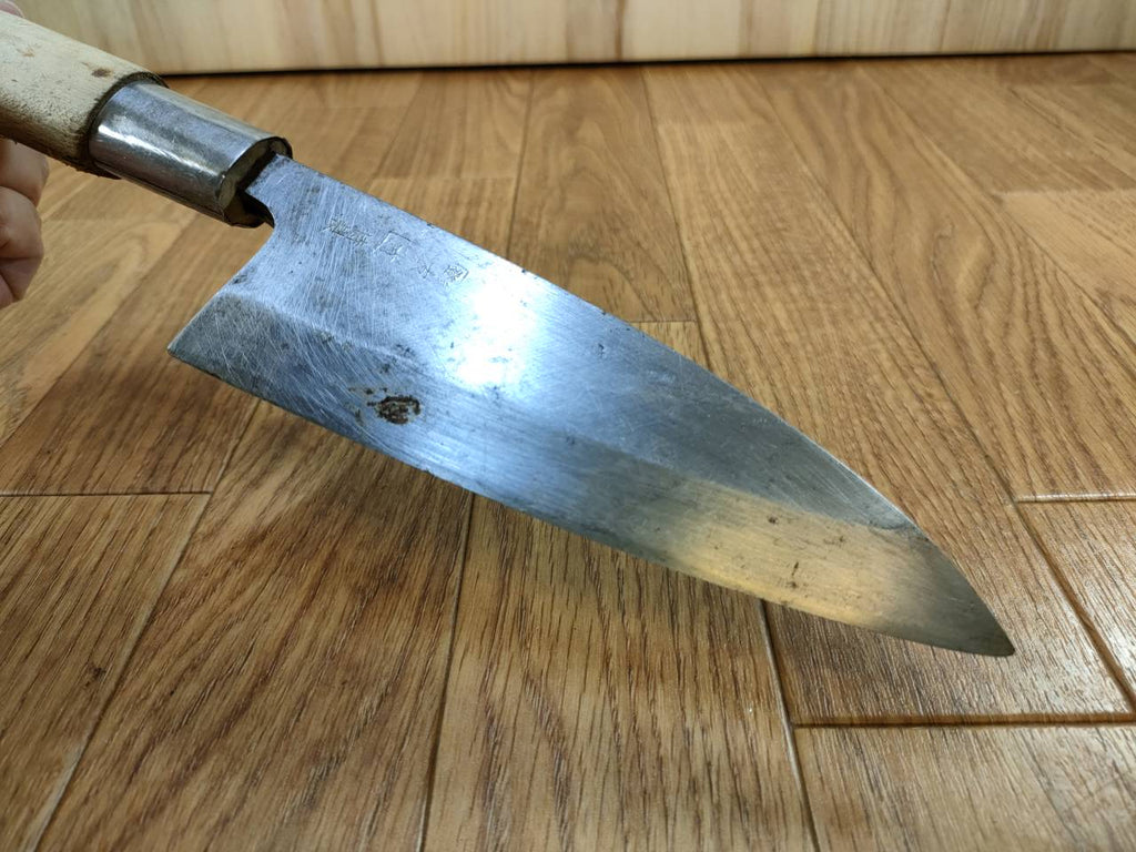 Japanese Chef's Kitchen Knife DEBA Vintage hocho OLD Cleavers from Japan 152/285mm UU467