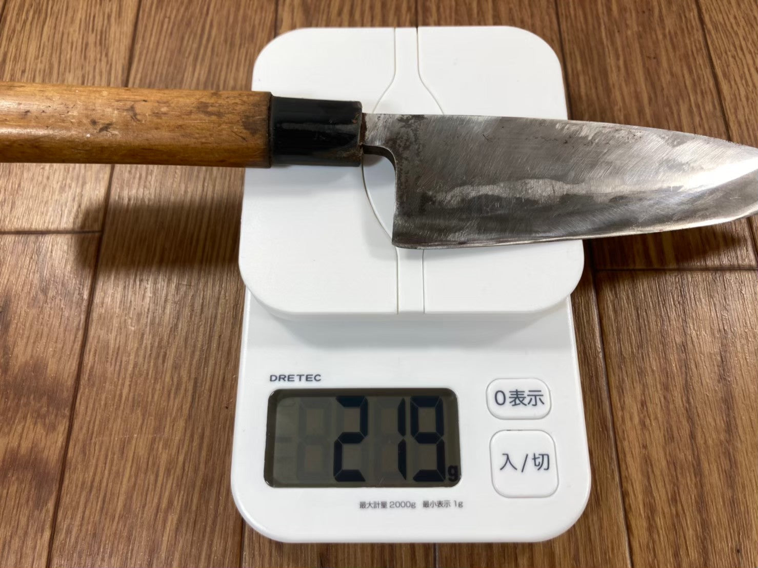 Japanese Chef's Kitchen Knife DEBA Vintage hocho OLD Cleavers from Japan 147/288mm DL018