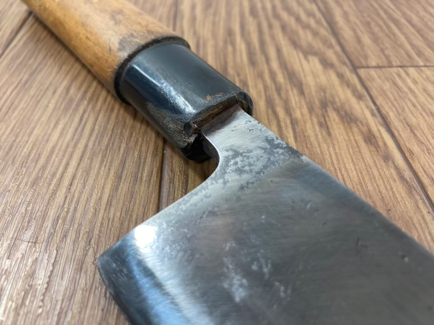 Japanese Chef's Kitchen Knife DEBA Vintage hocho OLD Cleavers from Japan 147/288mm DL018