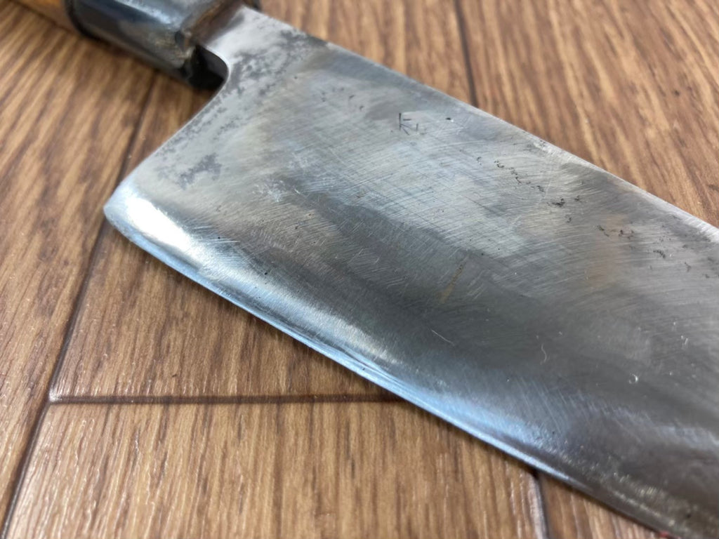 Japanese Chef's Kitchen Knife DEBA Vintage hocho OLD Cleavers from Japan 147/288mm DL018