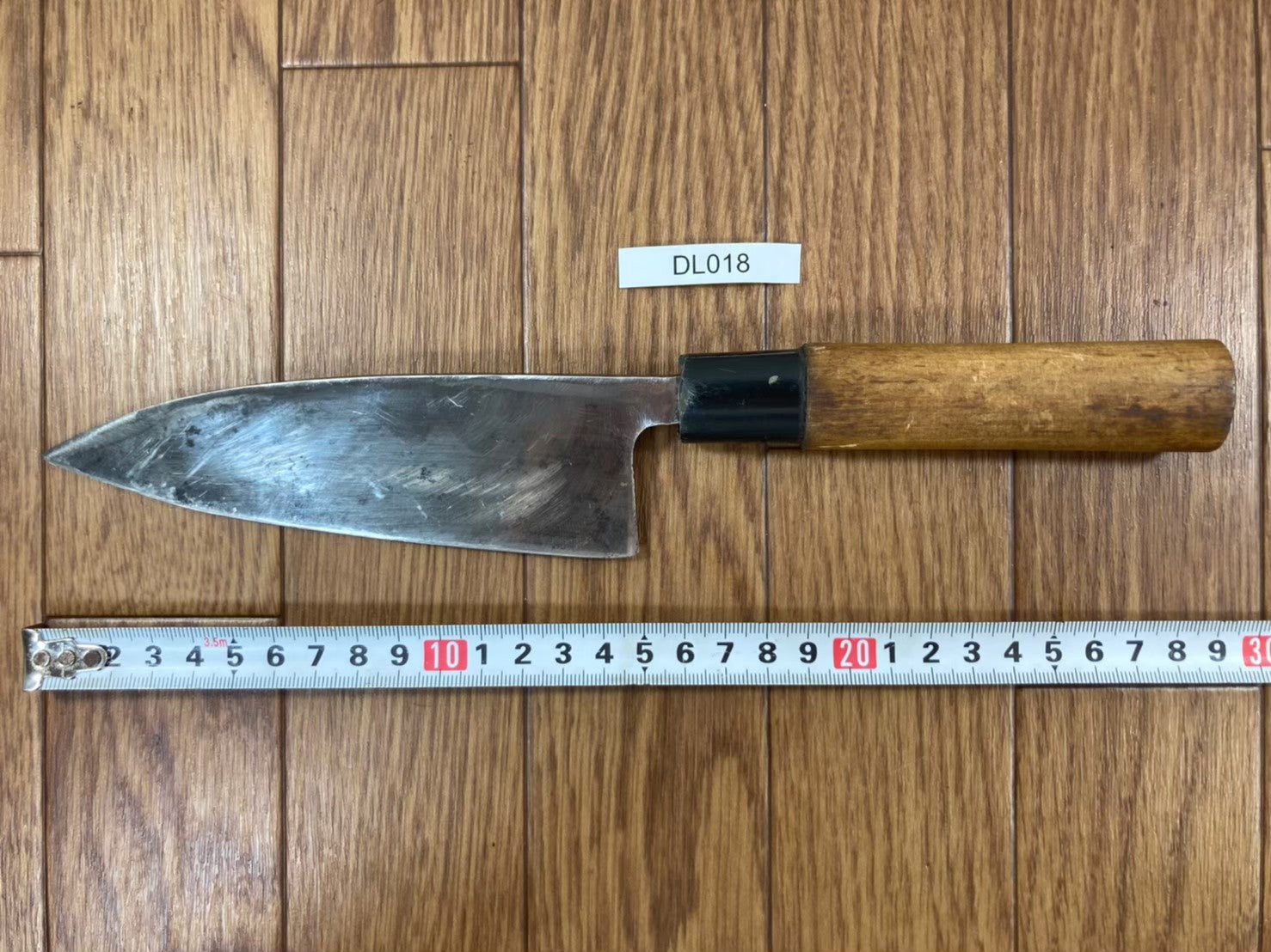 Japanese Chef's Kitchen Knife DEBA Vintage hocho OLD Cleavers from Japan 147/288mm DL018